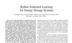 Robust Federated Learning for Energy Storage Systems